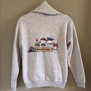 Tanaka Sanrio Gray Zip Up Jacket